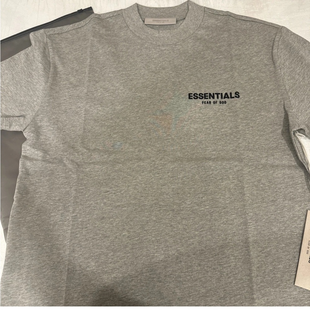 Essentials Heather Gray Crewneck Tee